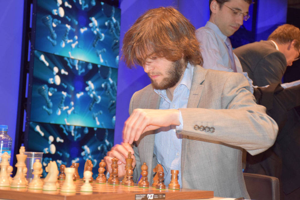 Lone Winner of Round 2: GM Nils Grandelius. (Pic Source: http://www.sjakkbloggen.no/)