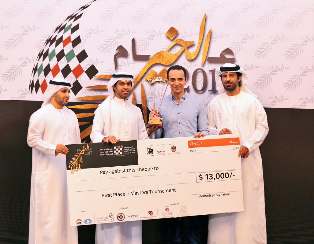 Chess Grandmaster Dr Bassem Amin wins the Abu Dhabi Masters #AfricaChess –  Africa Chess